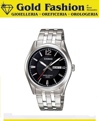 Armbanduhr Casio Frauen LTP-1335D-7AVDF Zifferblatt Schwarz