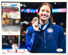 KATE DOUGLASS SIGNED 8X10 PHOTO 2024 OLYMPICS SWIMMING USA PARIS JSA B