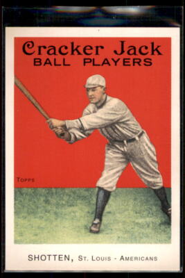 2004 Topps Cracker Jack Burt Shotton ERR #86a St. Louis Browns