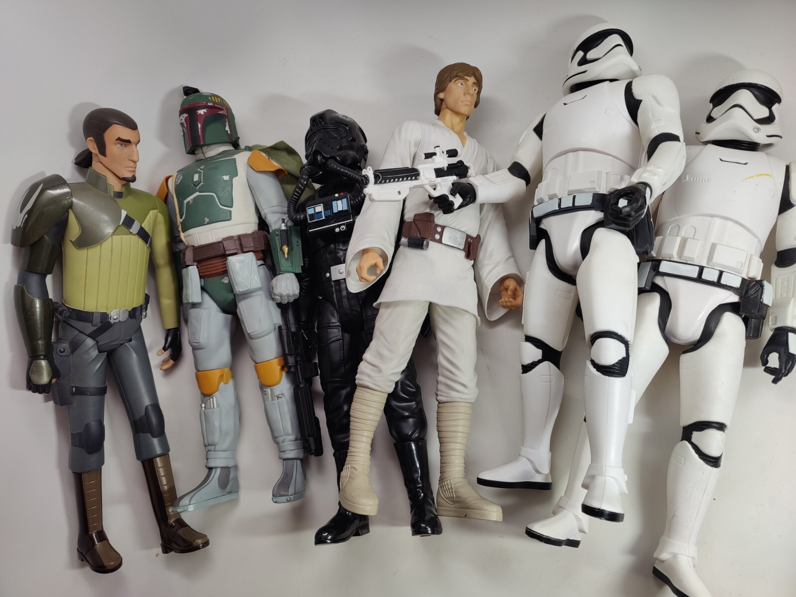 Star Wars 18" 6-Pack LUKE SKYWALKER, BOBA FETT, STORM TROOPER,