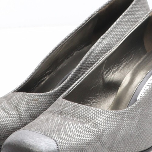 PETER KAISER Womens Grey Herringbone Synthetic Court Heel UK EU - Picture 9 of 11