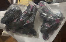 Inline Skates with Wrist Guards and Knee Pads, YOUTH SIZE 1 NIB 269 