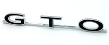 NEW Rear Quarter Panel Emblem / 1964-1967 GTO / USA-MADE 1/4 Script Chrome Trim
