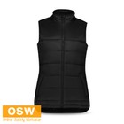 Alpine Ladies Showerproof Casual Outdoor Warm Trek Puffer Vest Navy, Black J211L