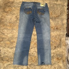 Beautiful Rare Vintage Y2K Denim Apple Bottom Jeans Sz 14
