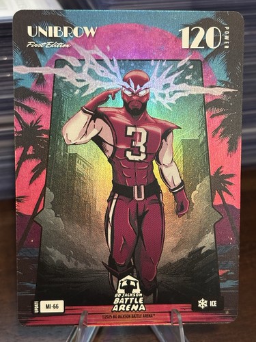 Bo Jackson Battle Arena Alpha Update - UNIBROW - Miami Ice #MI-66