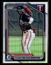 2024 Bowman Draft #BDC-105 Daiber De Los Santos Chrome Refractor card