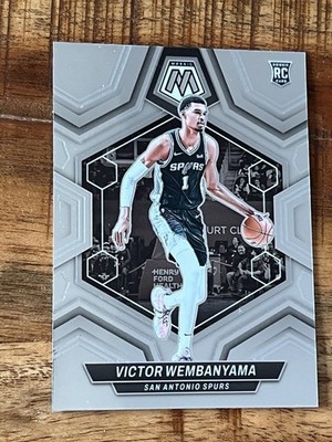 Victor Wembanyama 2023-24 Panini Mosaic Base RC #238 Spurs Rookie
