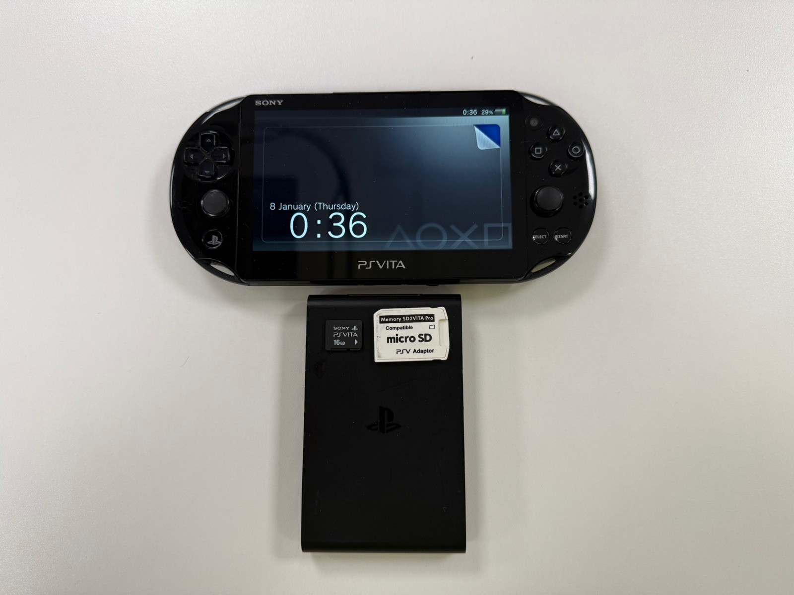 Sony PlayStation Vita PCH-2016 and PlayStation tv. No cables 