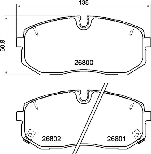 Discos ranurados gancho C delanteros con almohadillas Mintex para Hyundai I20N 2021-2024 - Imagen 3 de 4