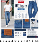 Levi's 511 Slim Fit Men's Jeans Mid Blue Stretch Denim W30 W34 W36 L32