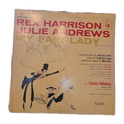 Rex Harrison, Julie Andrews   My Fair Lady - Original Cast 1959 Vinyl LP OL 5090
