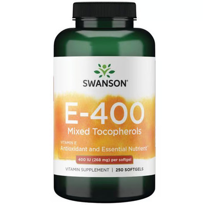 Vitamin E 400IU 250 Weichkapseln Gemischte Tocopherole Swanson Health Products