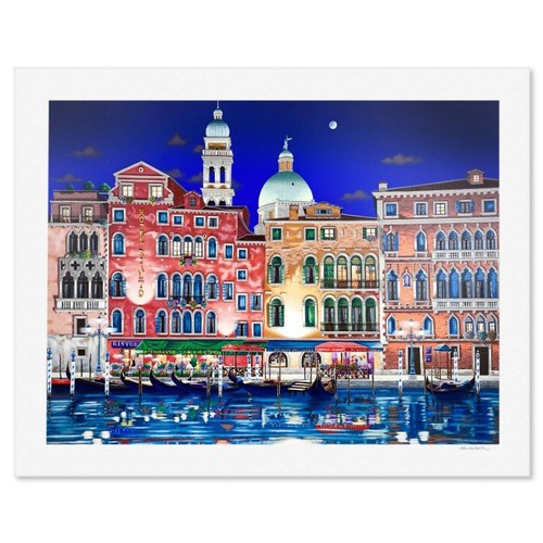 Liudmila Kondakova, "Hotel Rialto" Limited Edition Serigraph, Numbered and Hand