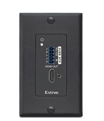 Extron DTP R HWP 4K 231 D 60-1531-12 DTP Receiver for HDMI Wallplate Black NEW