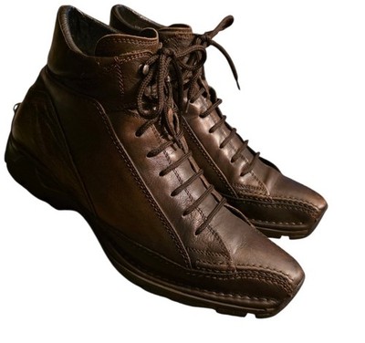 Bacco Bucci Hasek Ankle Boot Brown Italian Calf Leather Men 9.5 Quiet Luxury