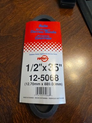Rotary Premium Belt 12-5068/  1/2''X 35''