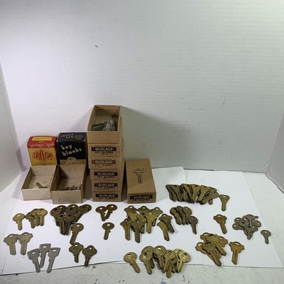 Uncut Keys Assorted Schlage-Taylor-Ilco-Ford-Niessen- Master-Osco-Weslock