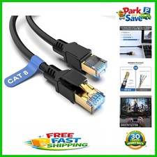 6FT Cat 8 Ethernet Cable - Indoor/Outdoor 2000MHz Network Performance