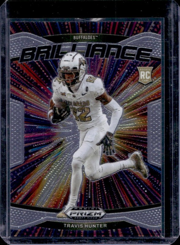 2025 Panini Prizm Draft Picks Travis Hunter Brilliance RC Rookie #21 Buffaloes