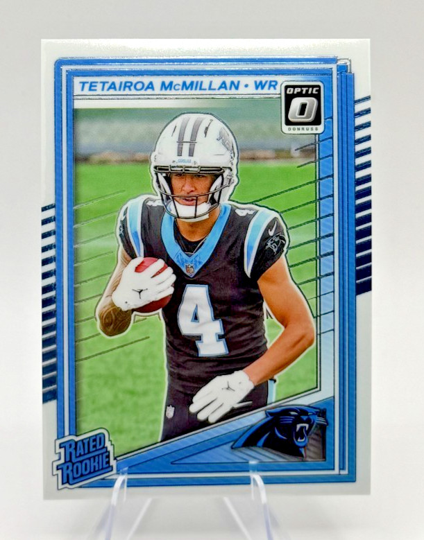 2025 Donruss Optic Football Tetairoa McMillan #209 Rated Rookie - Panthers