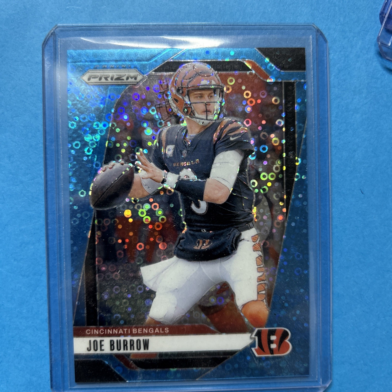 2024 Panini Prizm - Joe Burrow #55 No Huddle Blue Prizm /99