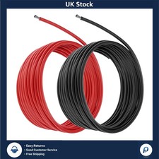 10 AWG Silicone Wire Flexible Tinned Copper Cable 5m Red 5m Black