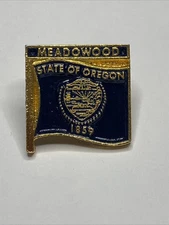 Lapel Pin - Oregon State Flag Sku 49