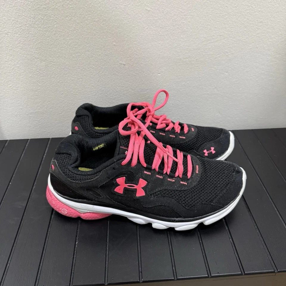 Under Armour Black Running Shoes Women Size 8.5 - Image 3 of 4