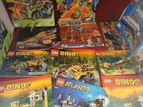 Massive Lot Lego Star Wars Power Miners Dino City Creator Atlantis Instructions