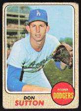 Don Sutton 1968 Topps #103 TYW7