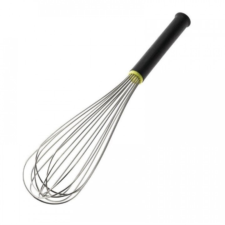 Fouet inox 8 fils longue taille 35,5 cm pour une aération parfaite de vos blancs en neige