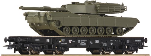 Spur H0 Roco 67471 Schwerlastwagen | DB | mit M1 Abrams Neu in OVP | Condition: Gebraucht