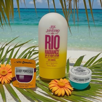 Sol de Janeiro Brazilian Deluxe Mini Coco Cabana Cream 0.84 fl oz /25 ml + GWP