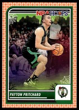 Payton Pritchard 2023-24 Hoops Haunted Hoops #181 Orange Celtics Basketball