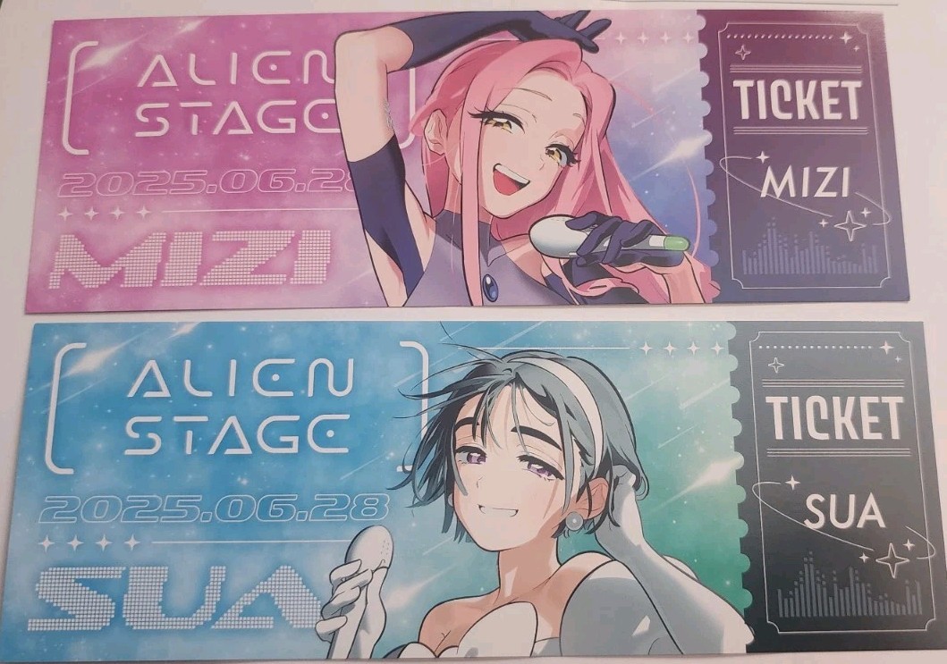 ALNST] Official Alien Stage Top 6 Fair Tickets - MiziSua | eBay