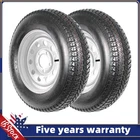 Trailer Tires ST205/75D15 5 Lug on 4.5" 15" Fuel-saving for Cargo/Utility T
