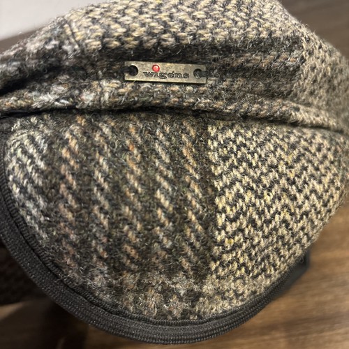 Wigens Harris Tweed Cap Hat with Ear Flaps Size 58, 7 1/4” Newsboy - Picture 2 of 6