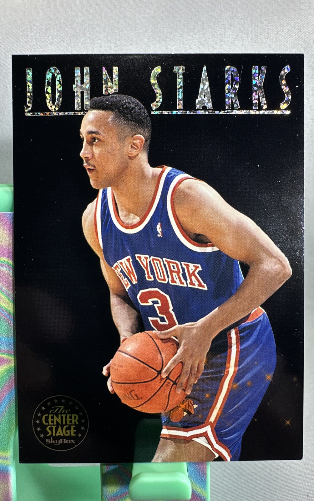 1993-94 Skybox Premium - The Center Stage John Starks #CS4