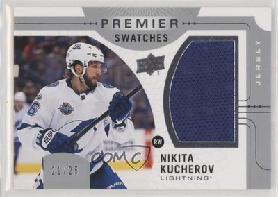 2017-18 Upper Deck Premier Swatches 21/25 Nikita Kucherov #PS-NK 7b5