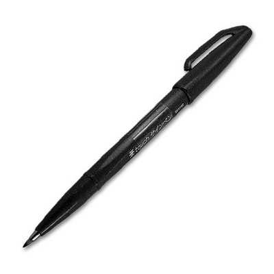 Pentel Sign Pen Brush schwarz SES15C-A, mit Pinselspitze