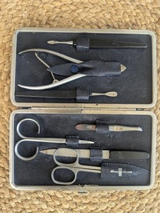 DREITURM GERMAN 7 PC. STAINLESS MANICURE PEDICURE SET w/ Rubis Scissors