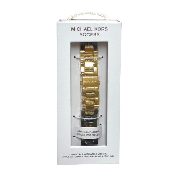 Michael Kors MKS8040 Apple Watch Band 38/40mm Tortoise Gold | eBay