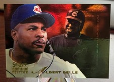 1996 Select Certified Mirror Red Albert Belle Pp Only 90 Made