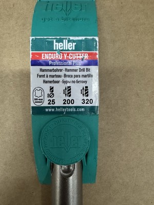 Heller Enduro Y-Cutter SDS Max Hammerbohrer 25 x 320 mm   4  Schneidig Neu!