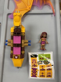 100% Complete LEGO Elves Friends 41175 Fire Dragons Lava Cave W/instructions