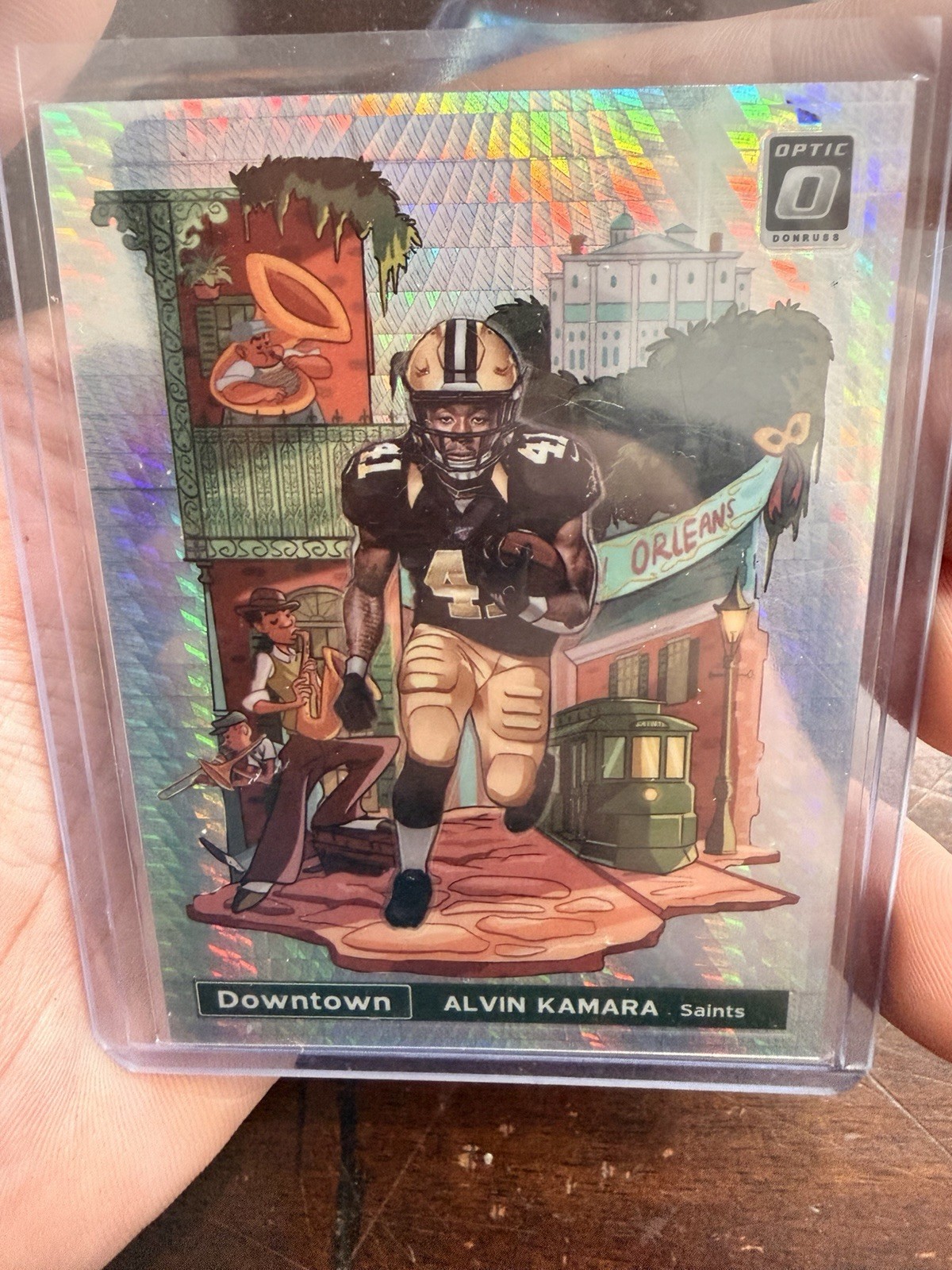 2019 Panini Donruss Optic - Downtown Alvin Kamara #DT-5