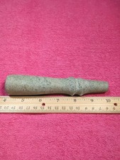 Native American Indian Artifacts Arrowheads Beautiful Tube Pipe 