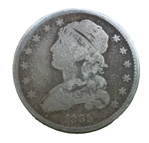1835-P Capped Bust Quarter — photo from the most recent tracked eBay sale
