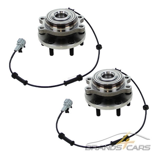 Atec 2X Radnabe Radlager Satz Vorne FÜR Nissan NP300 Navara Pathfinder R51-image